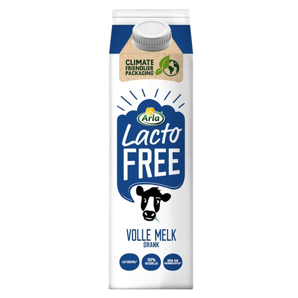 ARLA lactosevrije melk vol 1 LT