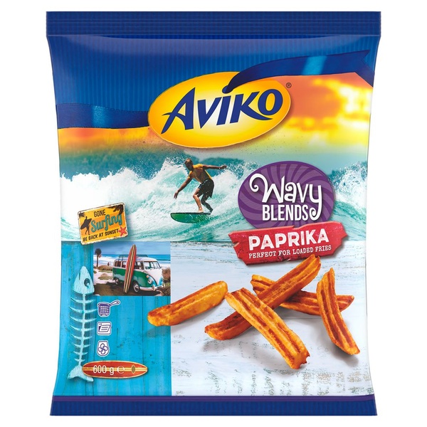AVIKO wavy blends paprika 600 GR