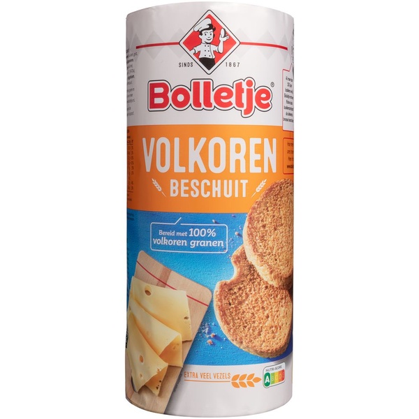 BOLLET volkoren beschuit 13 ST