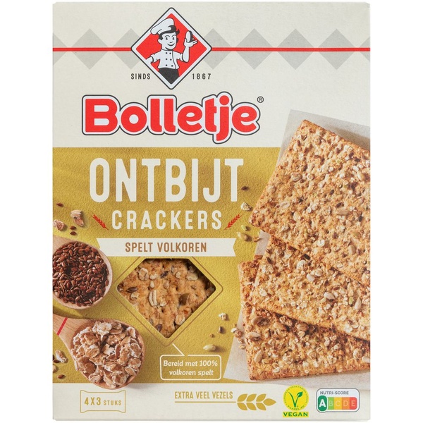 BOLLET ontbijtcrackers spelt 240 GR