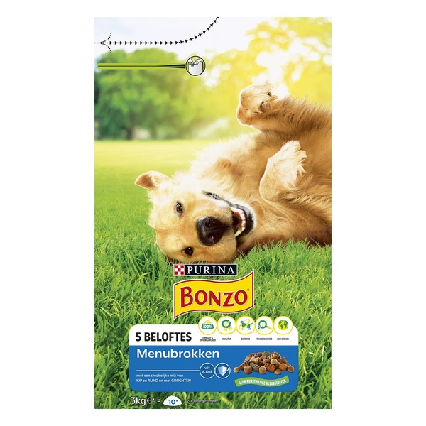 BONZO adult menu brokken kip 3 KG