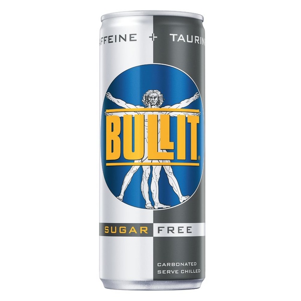 BULLIT energydrink    sugerfree 250 ML