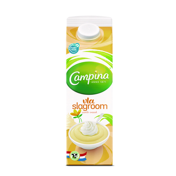CAMPINA slagroomvla    vanille. 1 LT