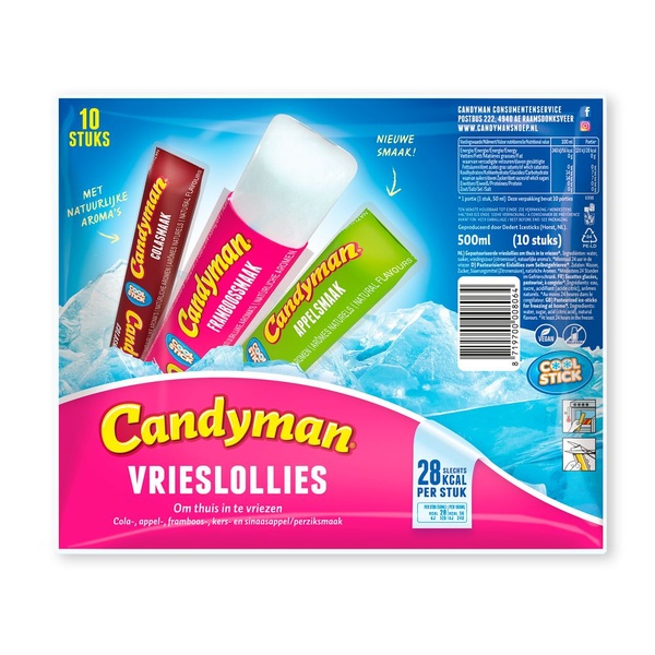 CANDYM vrieslollies 10 ST
