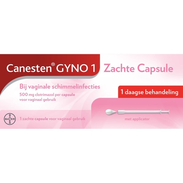 CANESTEN UAD gyno 1     capsule  500mg 16 ST