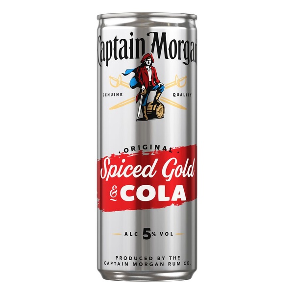 CAPTAIN morgan cola 250 ML
