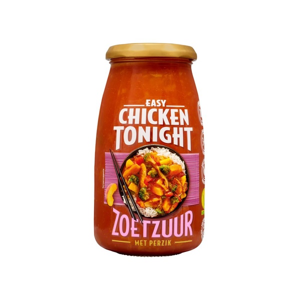 CHICKENT zoetzuur met   perzik 525 GR
