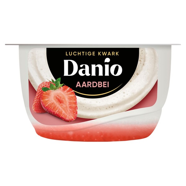 DANIO luchtige kwark aardbei. 2 ST