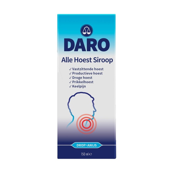 DARO AV alle hoest  siroop 185 GR