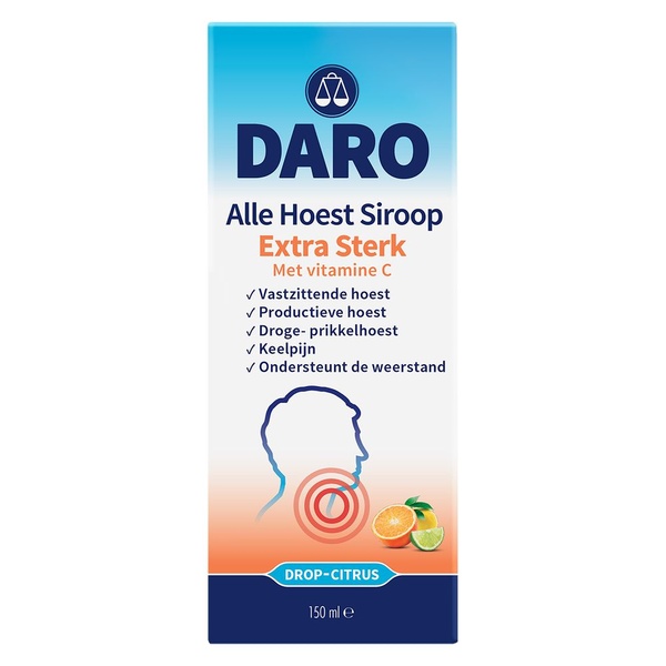 DARO AV alle hoest siroop 150 ML
