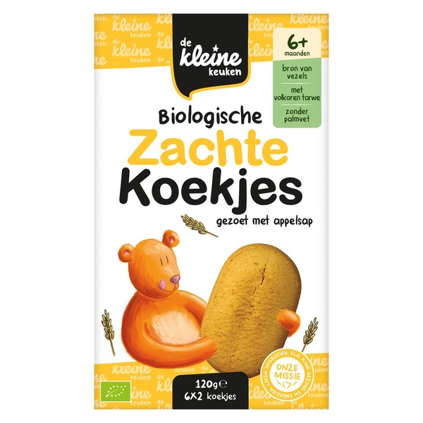 KLEINEKE 6m+ zachte koekjes bio 120 GR