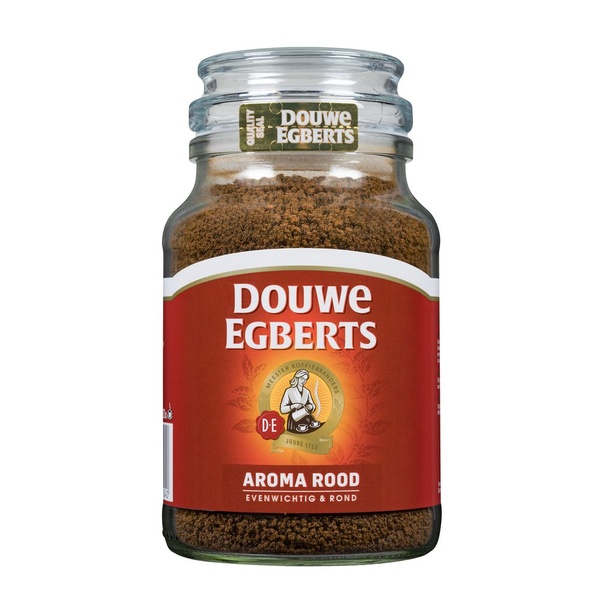 D.E. oploskoffie    aroma rood 200 GR