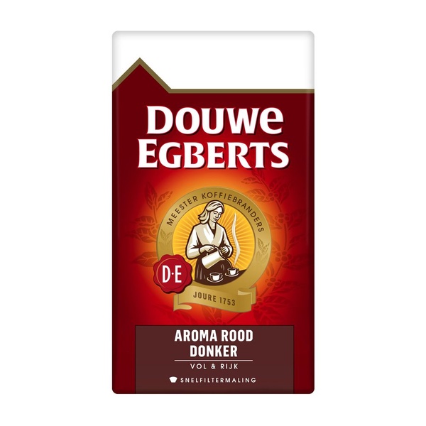 D.E. aroma rood donker snelfil 500 GR