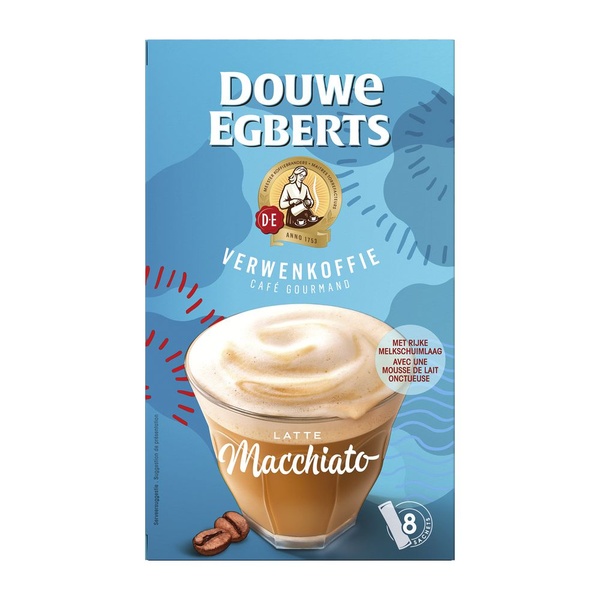 D.E. verwenkoffie   latte macchiat 130.4 GR