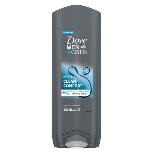 DOVE men+care shower clean comfort 250 ML