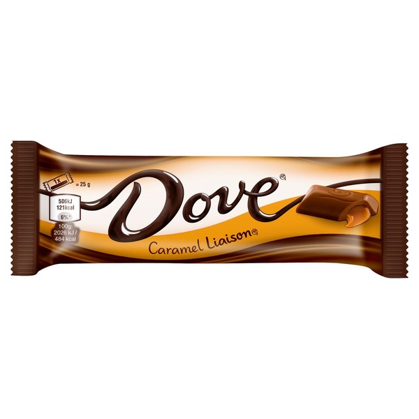 DOVE caramel single 50 GR