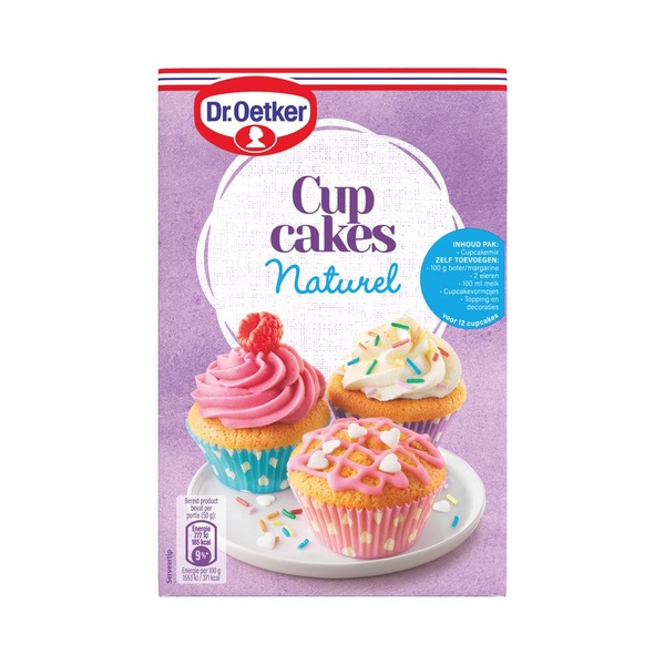 OETKER mix cupcake    naturel 300 GR