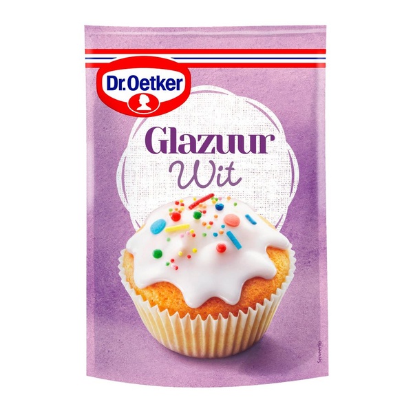 OETKER glazuur wit 125 GR