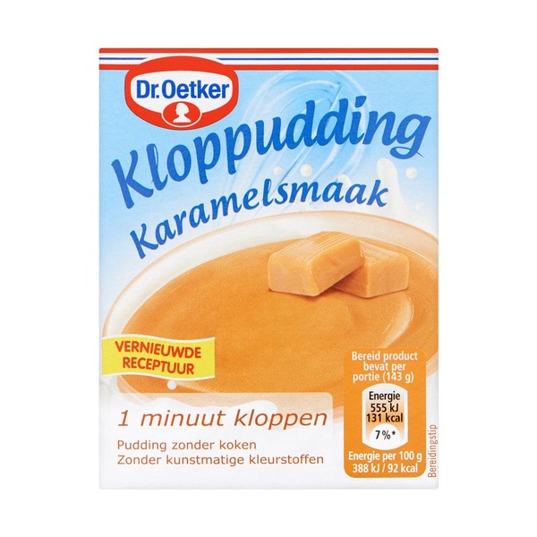 OETKER kloppudding    caramel 74 GR