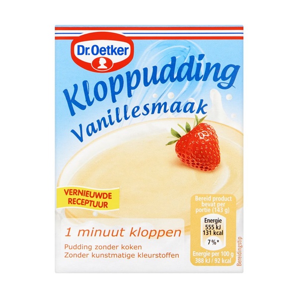 OETKER kloppudding    vanille 74 GR