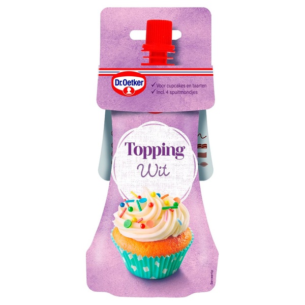 OETKER cupcake topping wit 140 GR