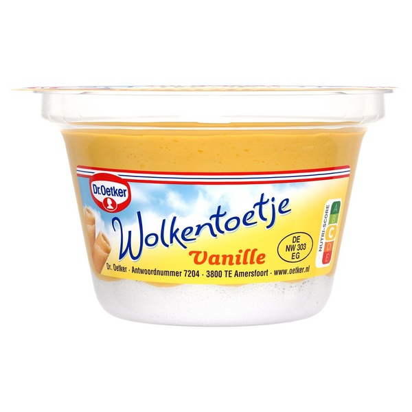 OETKER wolkentoetje vanille 125 GR