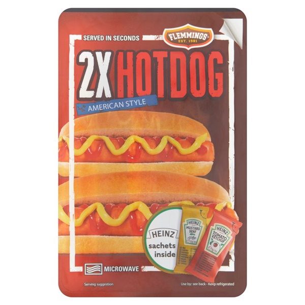 FLEMMING hotdogs heinz 218.5 GR