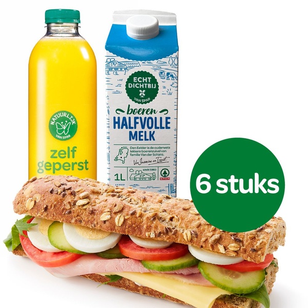 FoodClub lunchpakket 4 personen. 1 ST