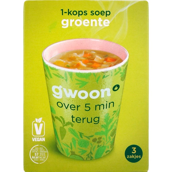 G'WOON 1 kops groente 48 GR