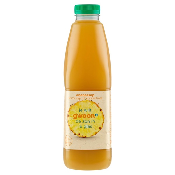 G'WOON ananas sap 1 LT