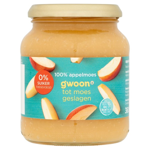 G'WOON appelmoes 0% 360 GR