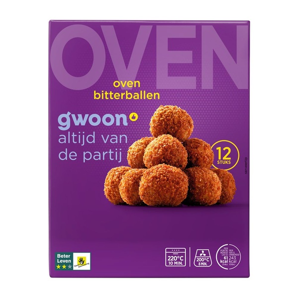 G'WOON oven bitter ballen 12 ST