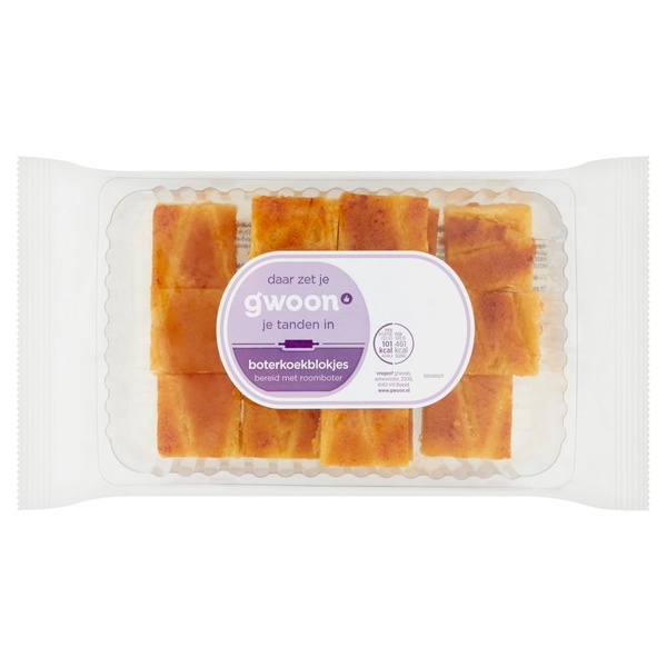 G'WOON boterblokjes 350 GR