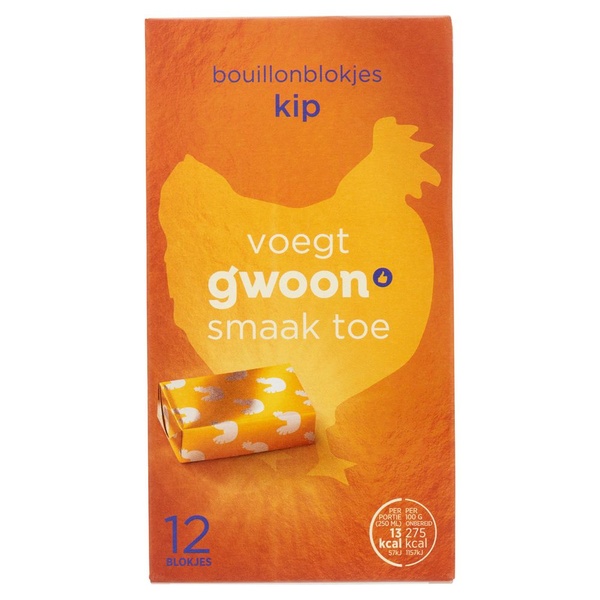 G'WOON bouillonblok   kip 120 GR