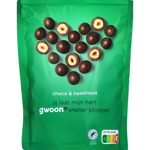G'WOON choco's hazel noot 200 GR