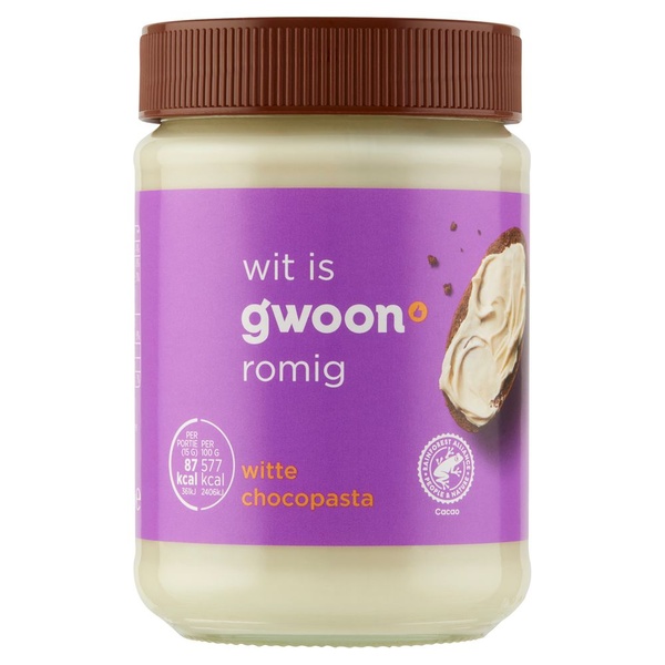 G'WOON witte choco pasta 400 GR