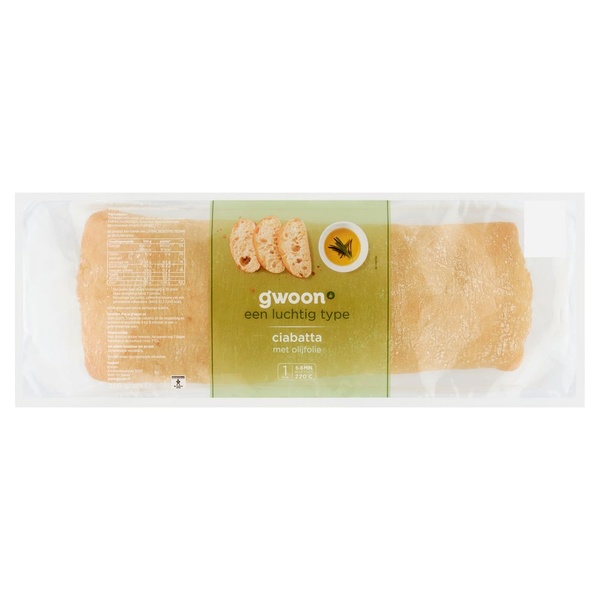 G'WOON ciabatta 250 GR