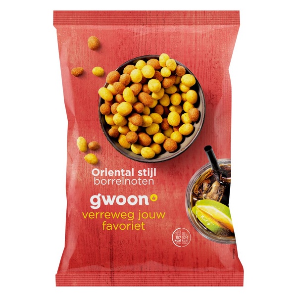 G'WOON borrelnoten oriental 300 GR