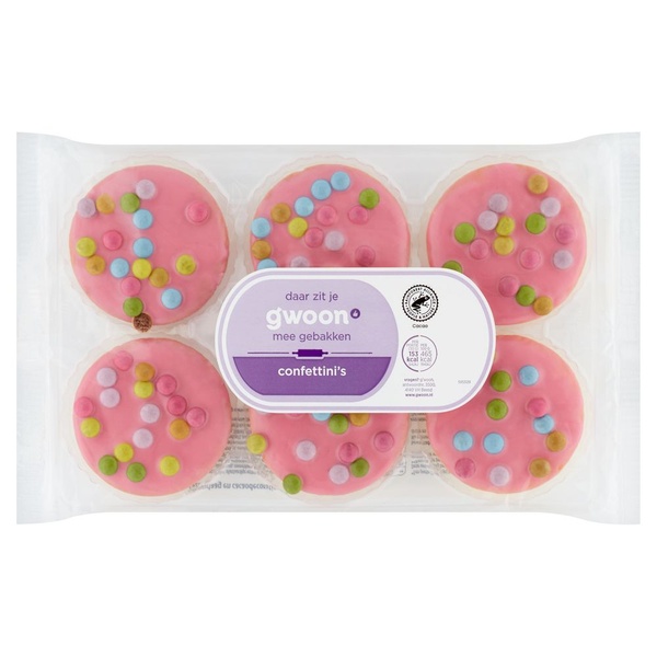 G'WOON confettini's 6 ST