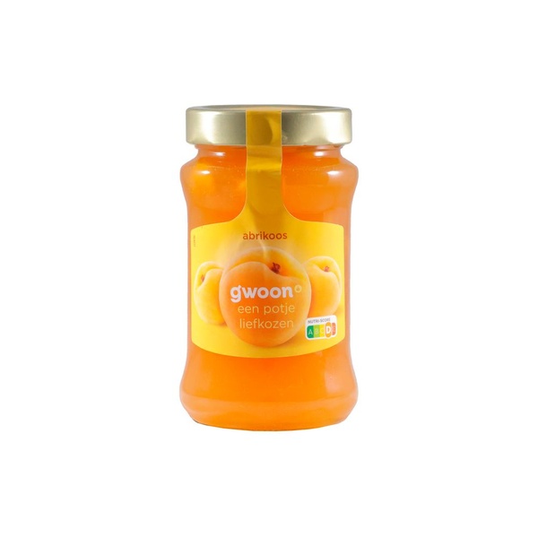 G'WOON extra jam abrikoos 450 GR