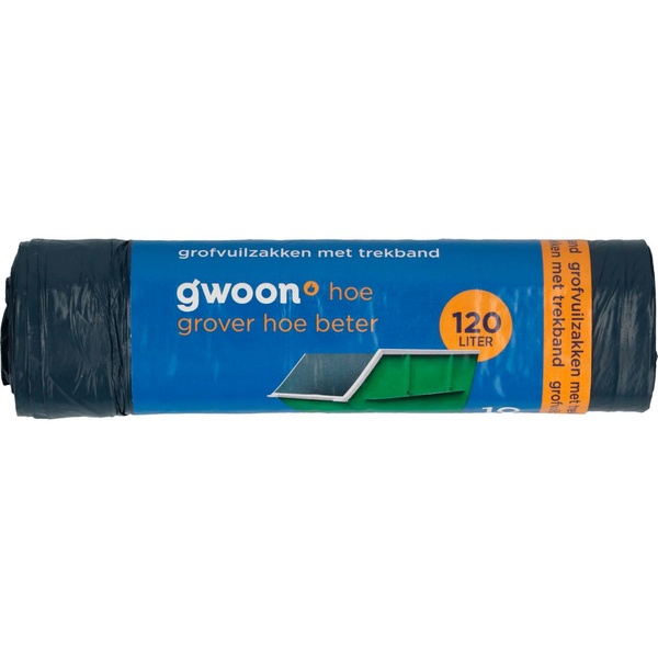 G'WOON grofvuilzakken 120l 10 ST