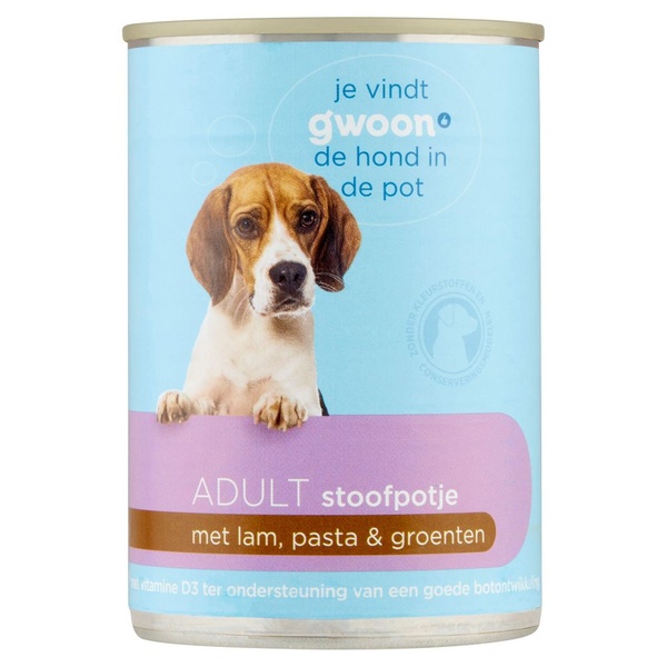 G'WOON hond adult     stoofpotje 415 GR
