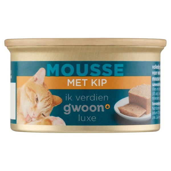 G'WOON kattenmousse kip 85 GR