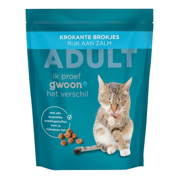 G'WOON adult premium brokjes zalm 800 GR