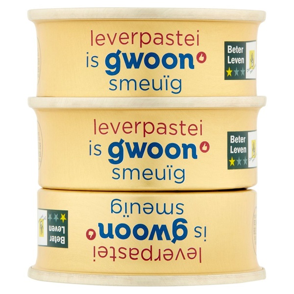 G'WOON leverpastei 168 GR