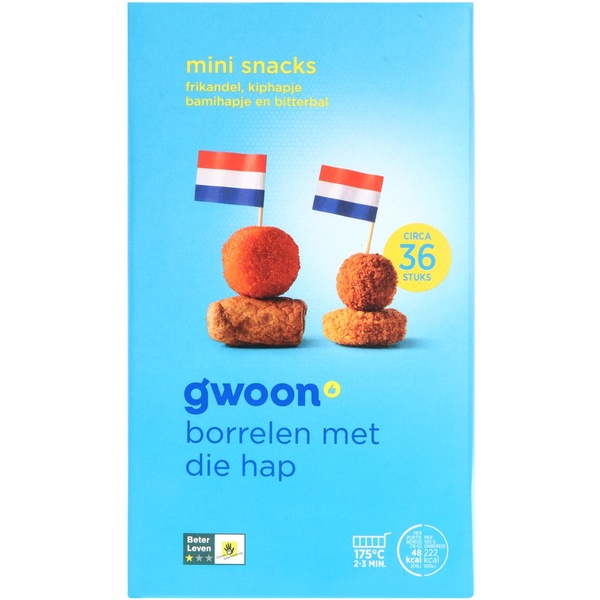 G'WOON mini snacks 648 GR