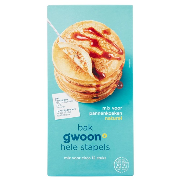 G'WOON mix pannenkoek nat 400 GR