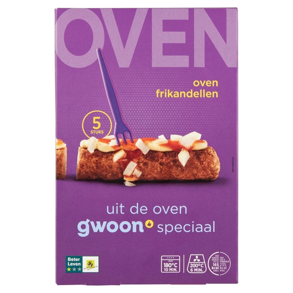 G'WOON oven frikandel 350 GR