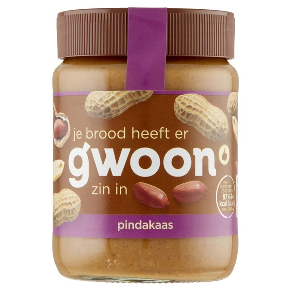 G'WOON pindakaas 350 GR
