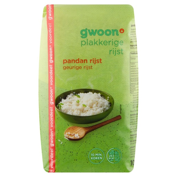 G'WOON pandan rijst 1 KG